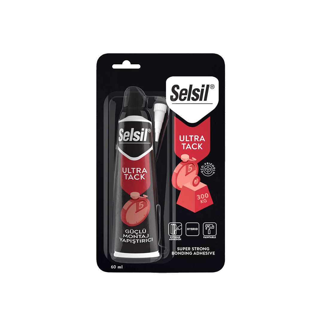Selsil Ultra Tack Güçlü Montaj Yapıştırıcı