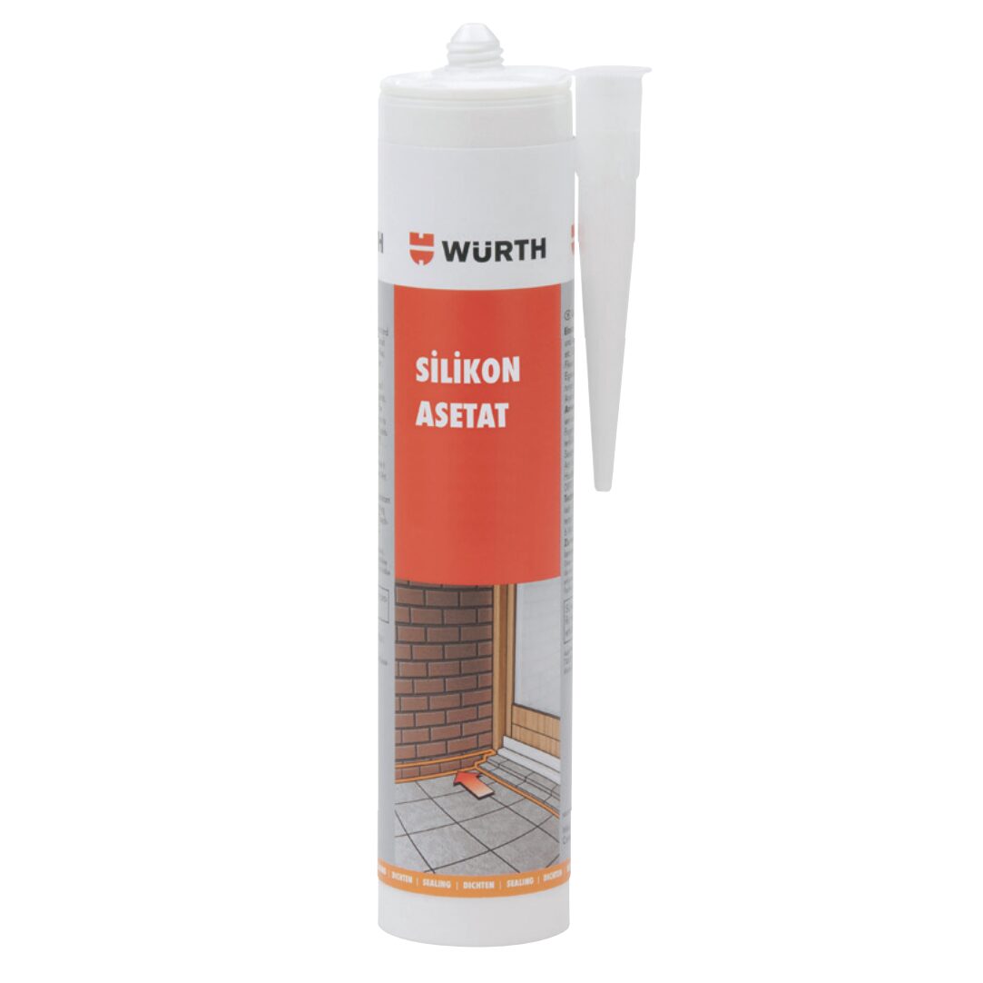 Würth Silikon Asetat Siyah 310 ml