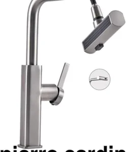 Pierre Cardin İnox Lotus Smart Spiralli Evye Armatürü